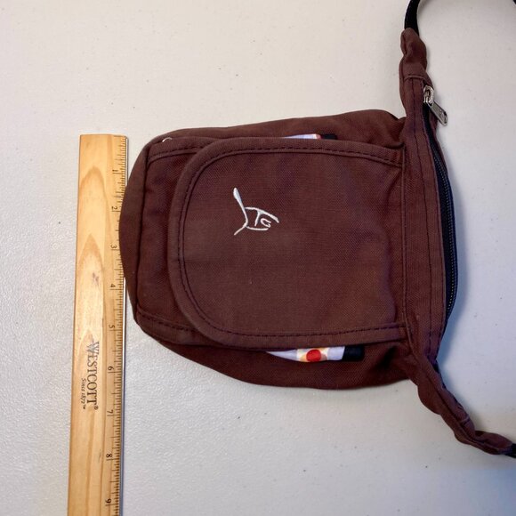 Overland Equipment Bag Crossbody Waist Pouch Brown Canvas Small Travel MadeInCA - Picture 12 of 14